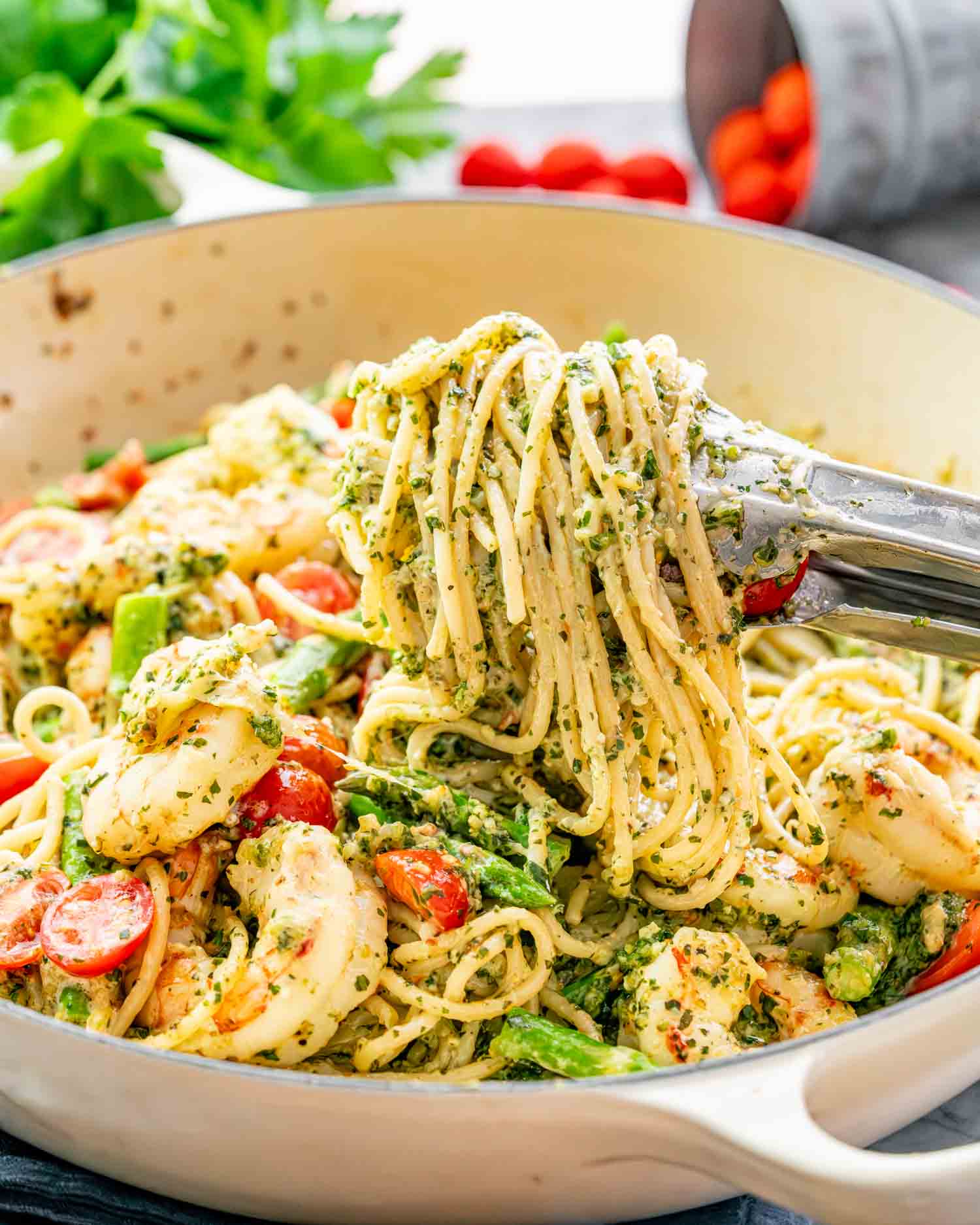 Minute Pesto Shrimp Asparagus Pasta: Your New Favorite Dinner